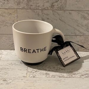 Nicole Miller New York “Breathe” Matte Collection Coffee Tea Ceramic Mug